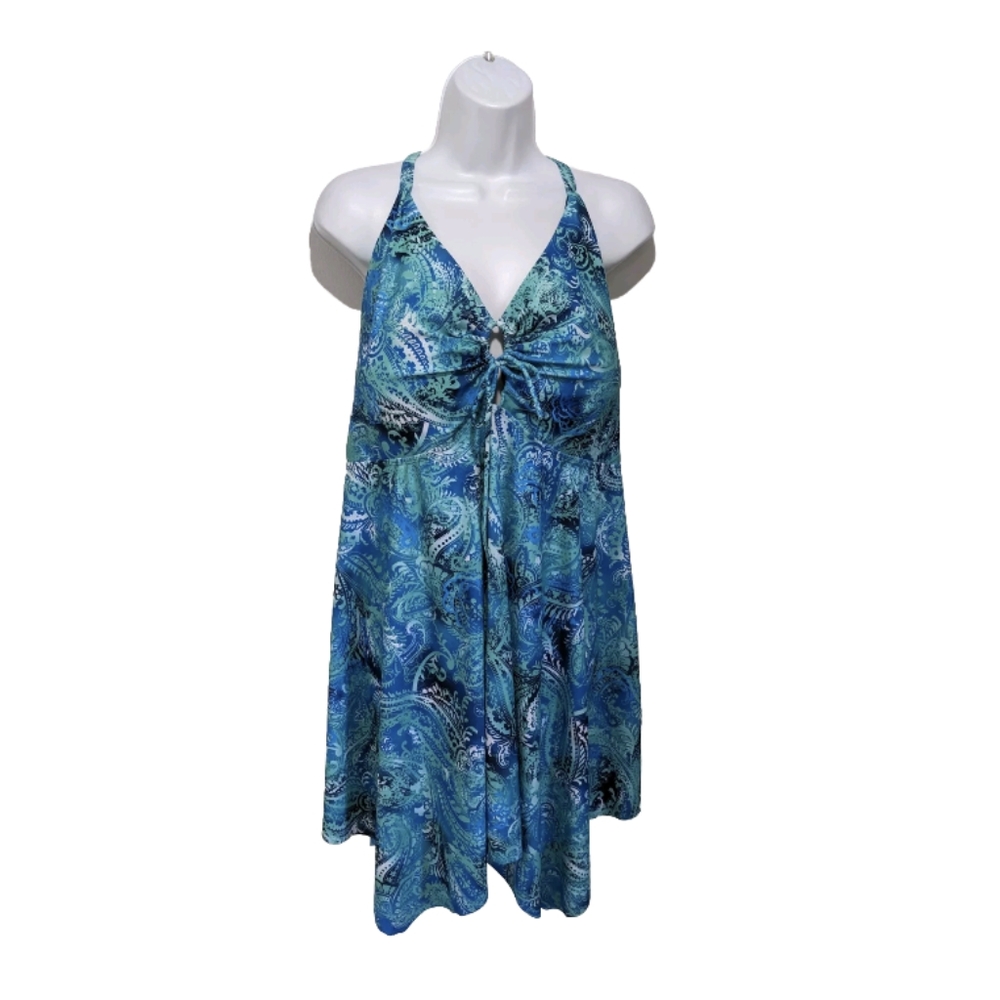 Hanna Nicole Swim Dress 26W Classic Beach Swim Summer Swimsuit